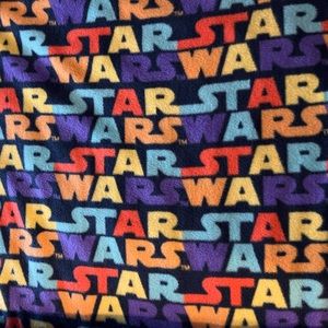 3 yards Star Wars fleece fabric